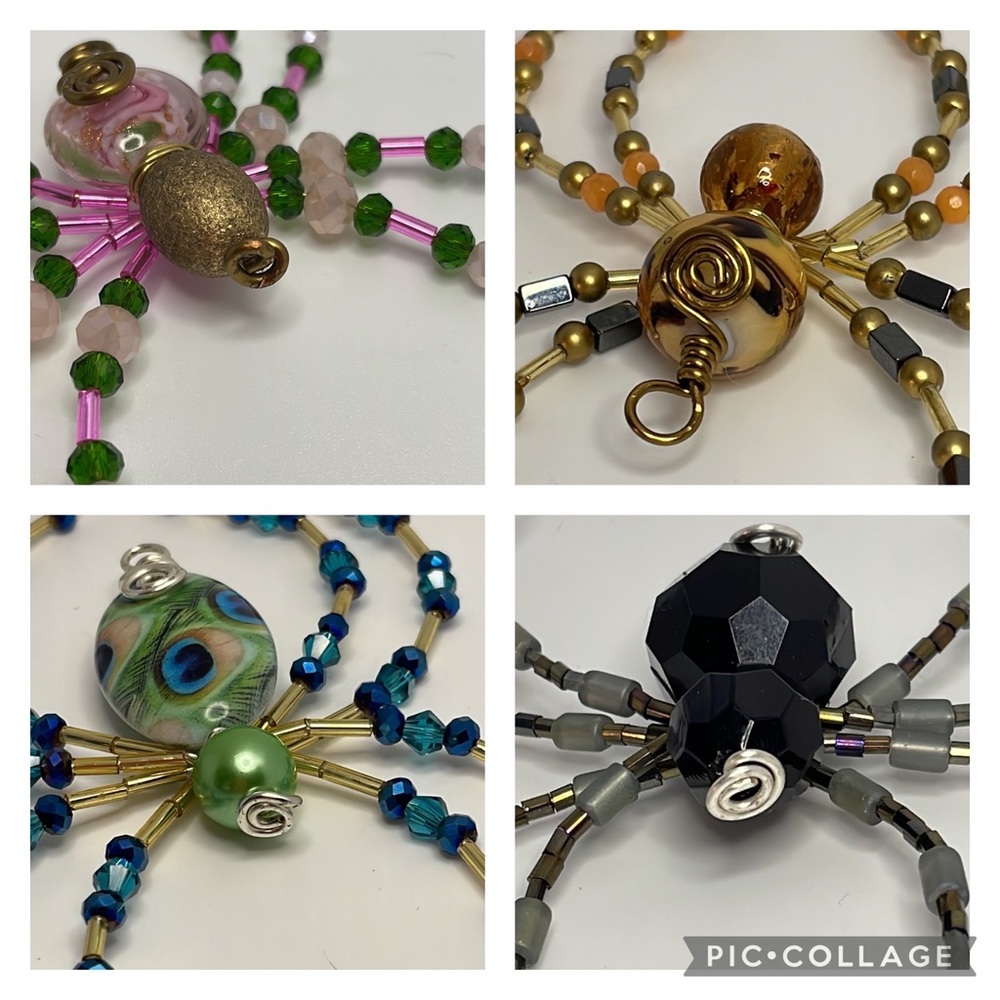 BEADED SPIDER DECORATION ORNAMENT SPECIAL ORDER